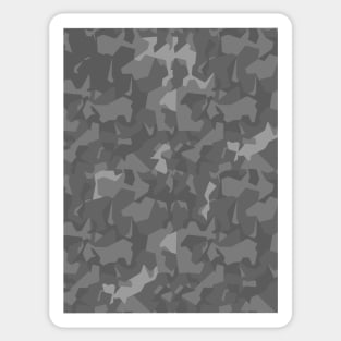 Light grey camo pattern Sticker